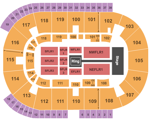 Pearl At The Palms Seating Chart
