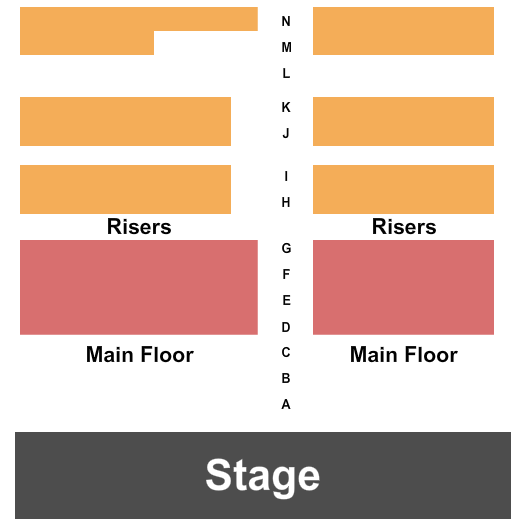 Ridgedale Players Seating Chart: Endstage