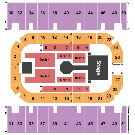 Luke Bryan Concert Tickets Rimrock Auto Arena Seating Chart Rimrock Auto Arena Seating Chart Luke Bryan