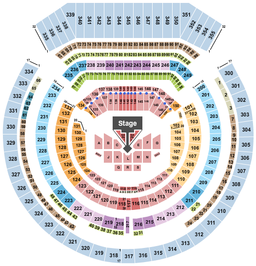 Oakland Coliseum Seating Chart: BigBang