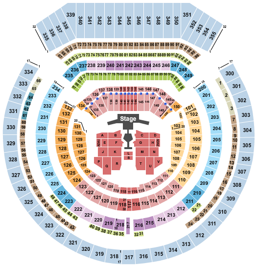 Oakland Coliseum Seating Chart: Tomorrow X Together