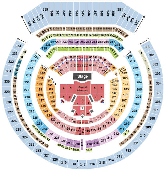 Oakland Coliseum Seating Chart: Zach Bryan