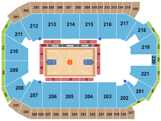 Rio Rancho Events Center Seating Chart: Basketball - Harlem Globetrotters