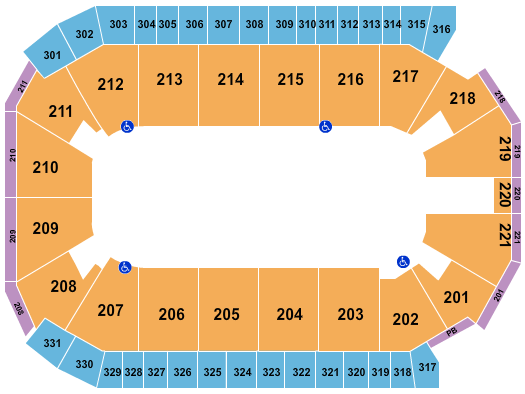 Rio Rancho Events Center Seating Chart: Open Floor