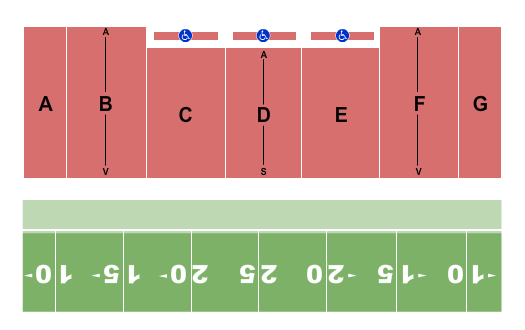 River Bluff High School Seating Chart: DCI