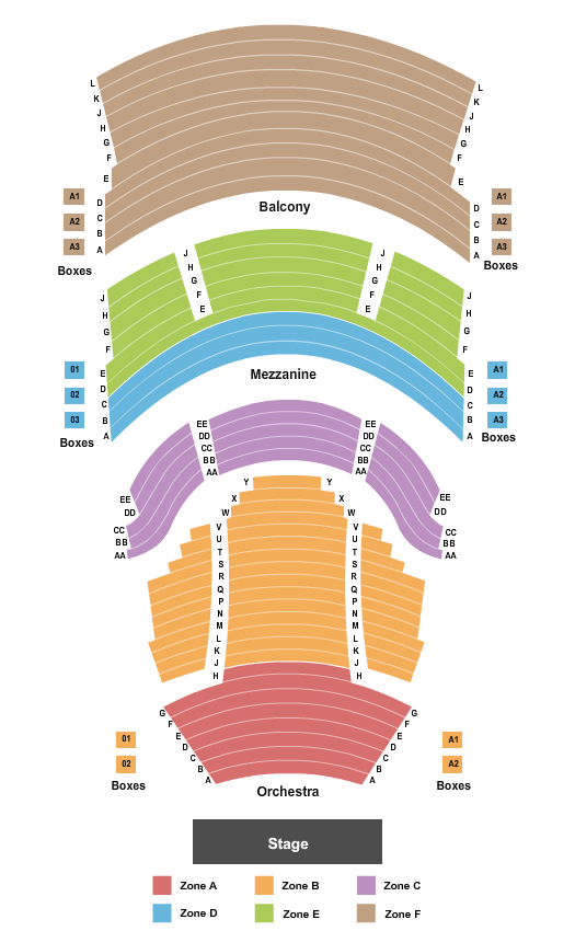 Bill Heard Theatre at RiverCenter for the Performing Arts Map