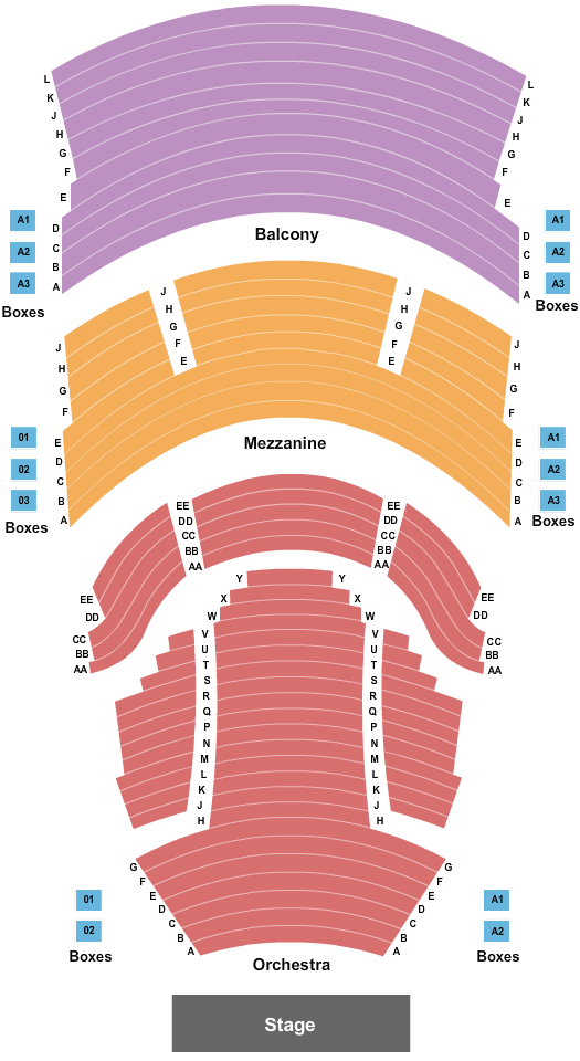 River Center Theater Seating Chart