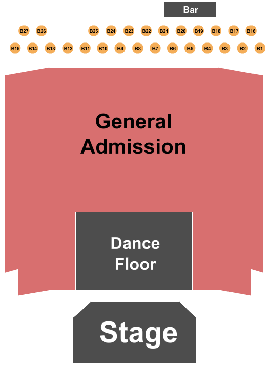 River Cree Casino Seating Chart: Endstage GA Tables