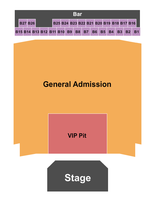 River Cree Casino Seating Chart: Endstage GA Floor & Pit