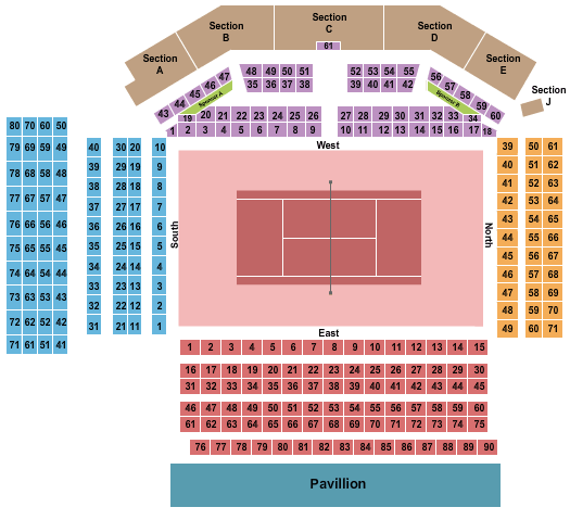 River Oaks Country Club Stadium Seating Chart