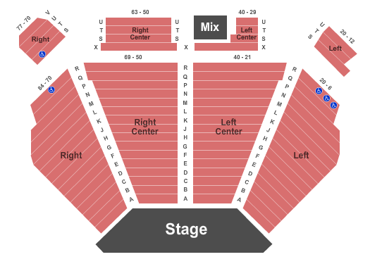 River Rock Show Theatre Map