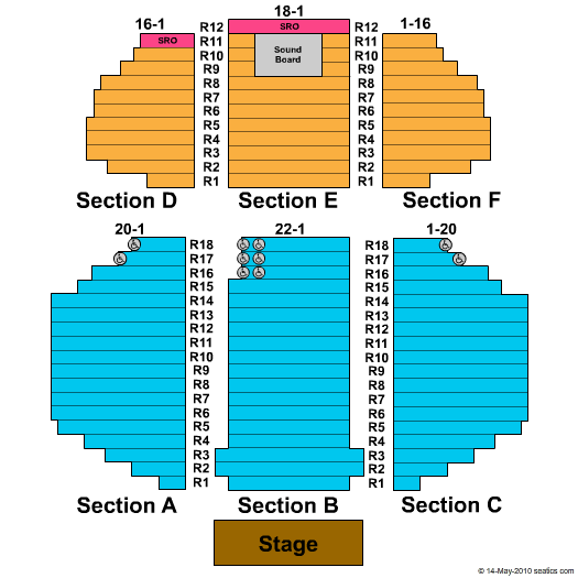 Horseshoe Tunica Seating Chart