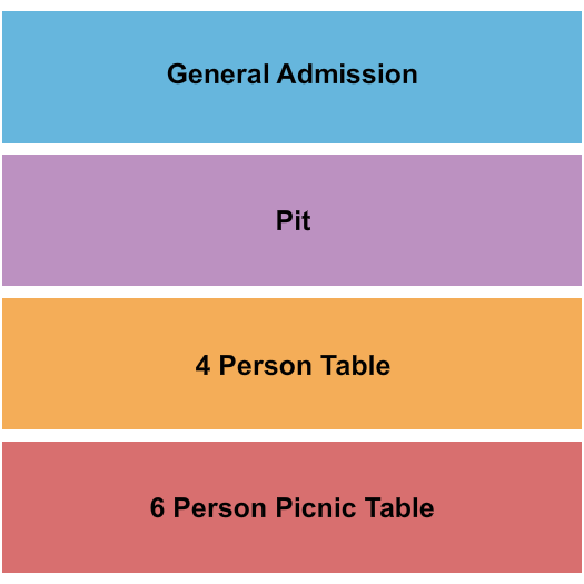 Riverfront Live Seating Chart: GA/Pit/Tables