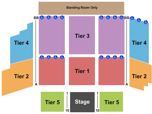 Seating Chart Parx Casino