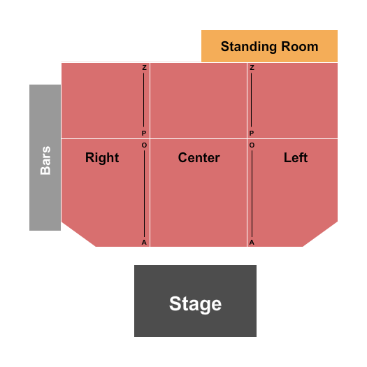 Rivers Casino Portsmouth Event Center Seating Chart: Endstage