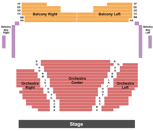 Riverside Theatre - FL Seating Chart: Endstage