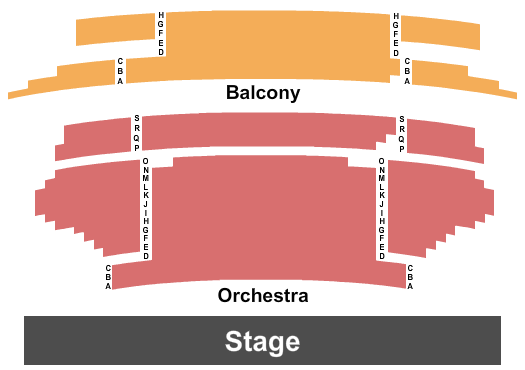 Riverview High School Performing Arts Center Seating Chart: Endstage