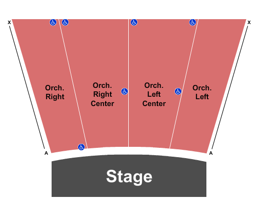 Riverwalk Center Seating Chart: Endstage 3