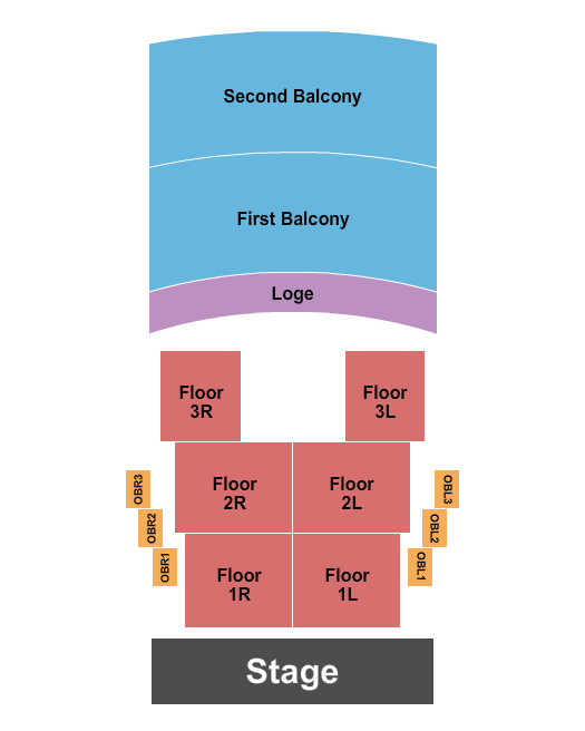 Riviera Theatre - IL Seating Chart: Endstage 4
