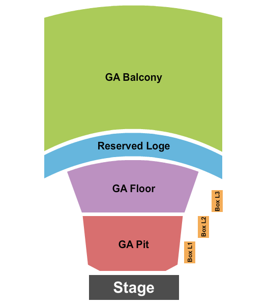 Riviera Theatre - IL Seating Chart: GA Pit/Flr/Balc & Rsvd Loge