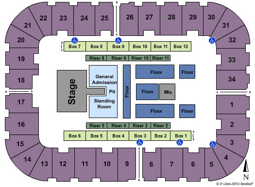 Roanoke Civic Center Seating Chart