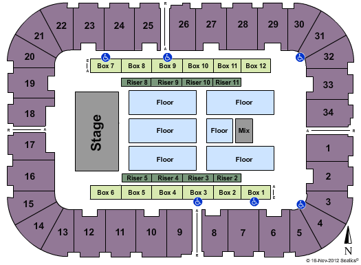Roanoke Civic Center Seating Chart