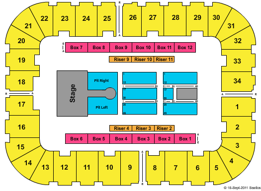 Roanoke Civic Center Seating Chart