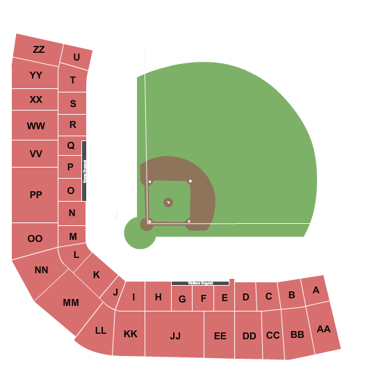 Robin Roberts Stadium Seating Chart: Baseball