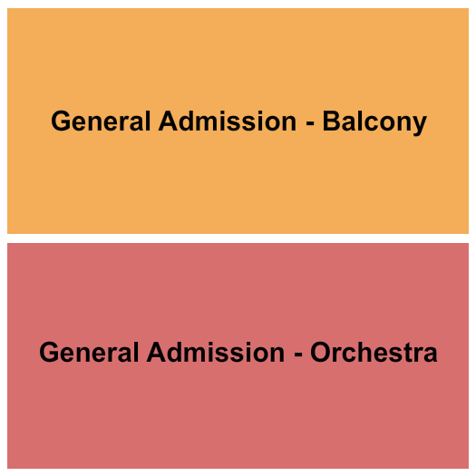 Rochester Opera House Seating Chart: GA Orch/GA Balc