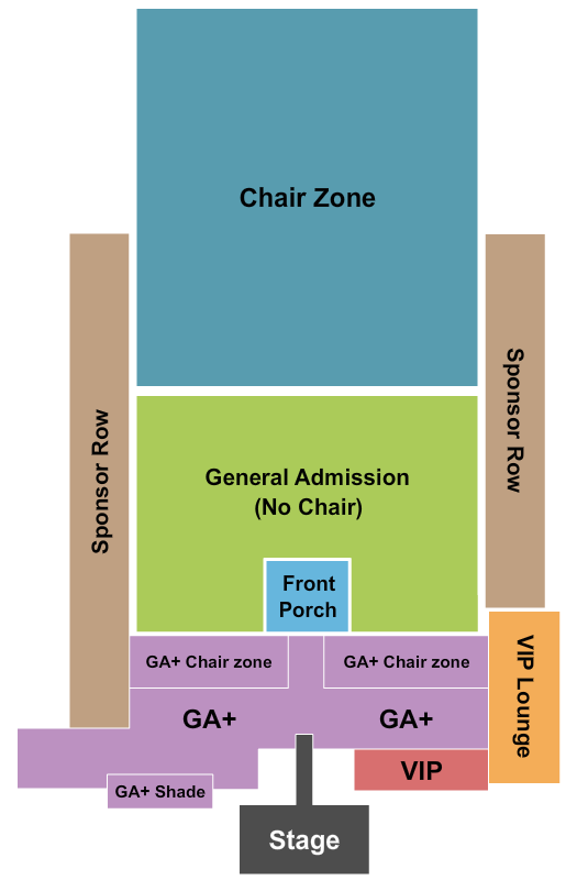 Rock The South -, Cullman Seating Chart: Festival