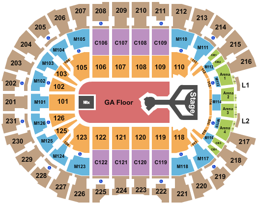 Rocket Arena Seating Chart: Don Toliver