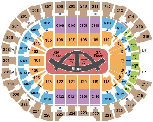 Rocket Mortgage FieldHouse Seating Chart
