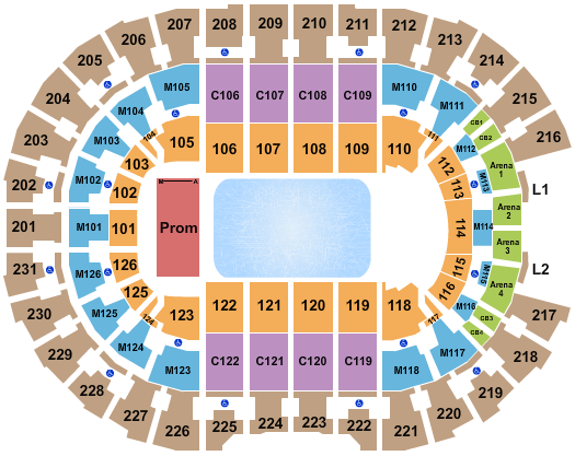 Rocket Mortgage FieldHouse Seating Chart: Disney On Ice 2