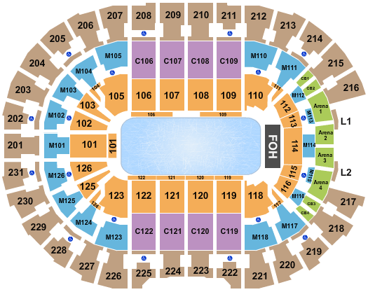 Cavs Seating Chart With Row Numbers