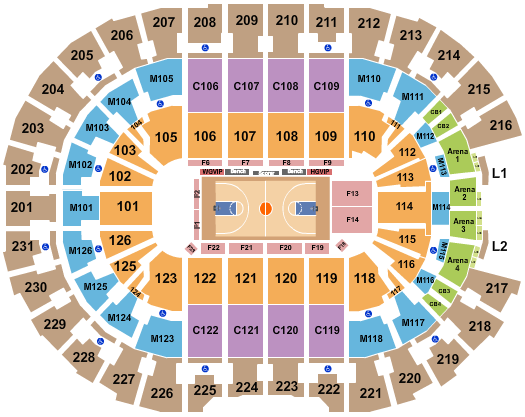 Rocket Mortgage FieldHouse Seating Chart: Basketball - Globetrotters