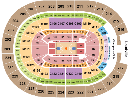 Lca Seating Chart Concert