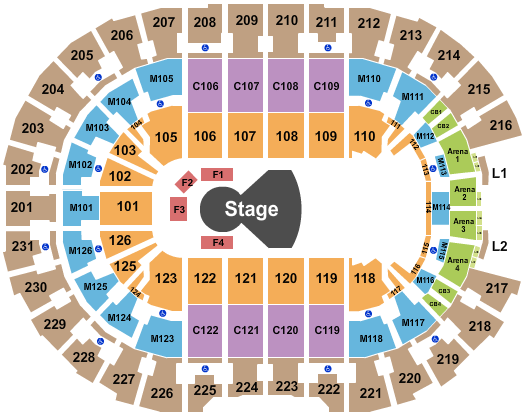 Rocket Mortgage FieldHouse Seating Chart: Cirque OVO