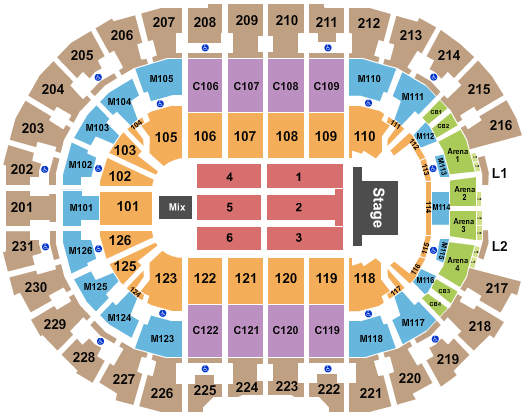 Rocket Mortgage FieldHouse Seating Chart
