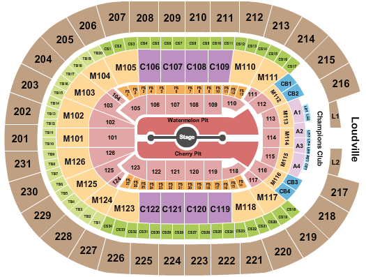 One Direction Chicago Seating Chart
