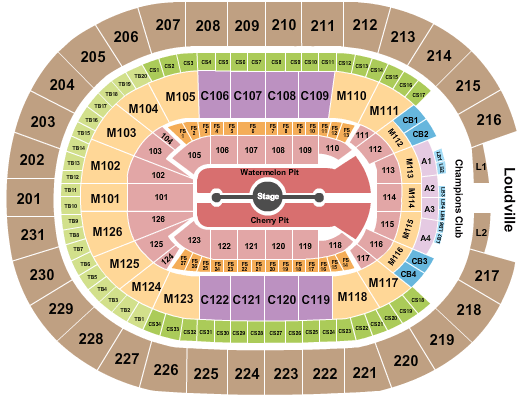 River Center Arena Seating Chart