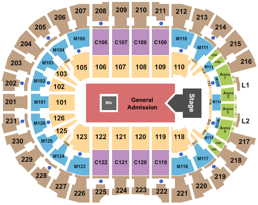 Rocket Mortgage FieldHouse Seating Chart: Suicideboys
