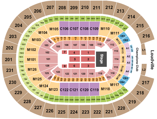 Trans-Siberian Orchestra Rocket Mortgage FieldHouse Seating Chart