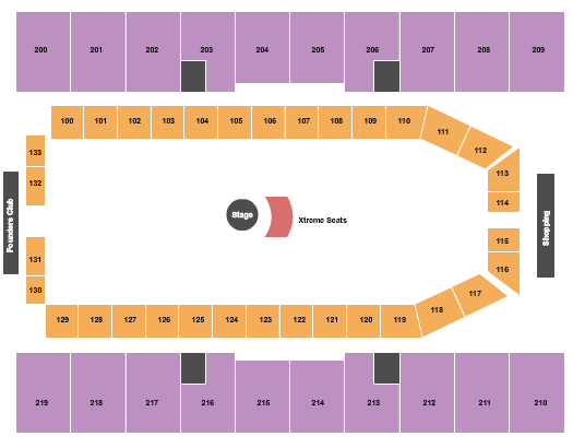 Rodeo Austin Seating Chart: Rodeo