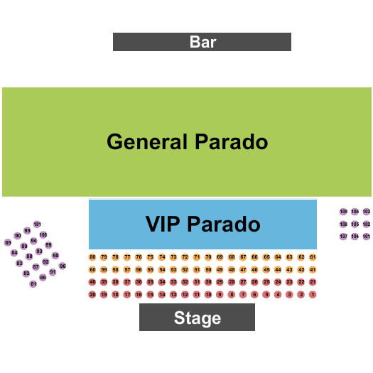 Rodeo Convention Center Seating Chart: Endstage