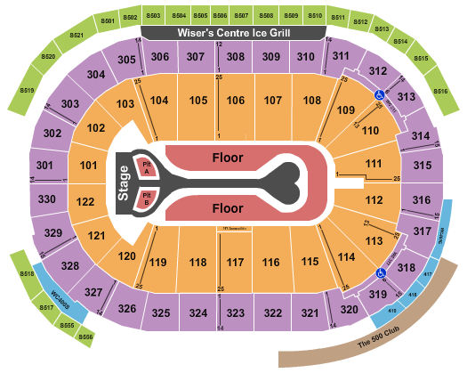 Rogers Arena Seating Chart: Benson Boone