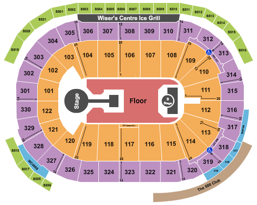 Rogers Arena Seating Chart: Childish Gambino