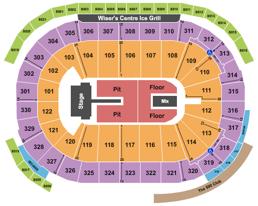 Rogers Arena Seating Chart: Cigarettes After Sex