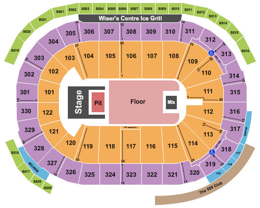 Rogers Arena Seating Chart: Doja Cat