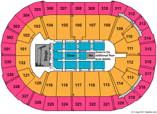 Rogers Arena Seating Chart