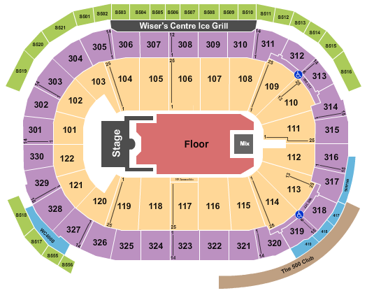 Rogers Arena Seating Chart: Hilary Duff